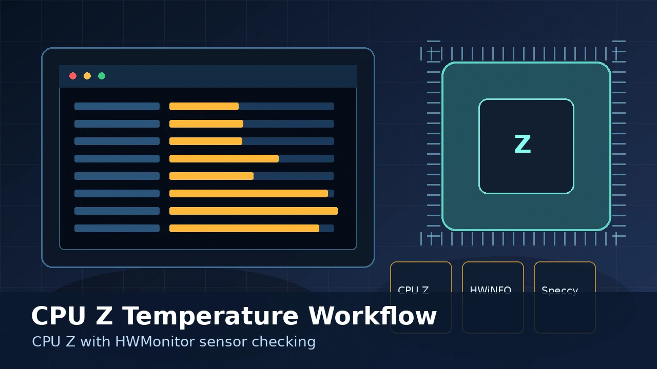 How to Check Your CPU Temperature with CPUZ and HWMonitor