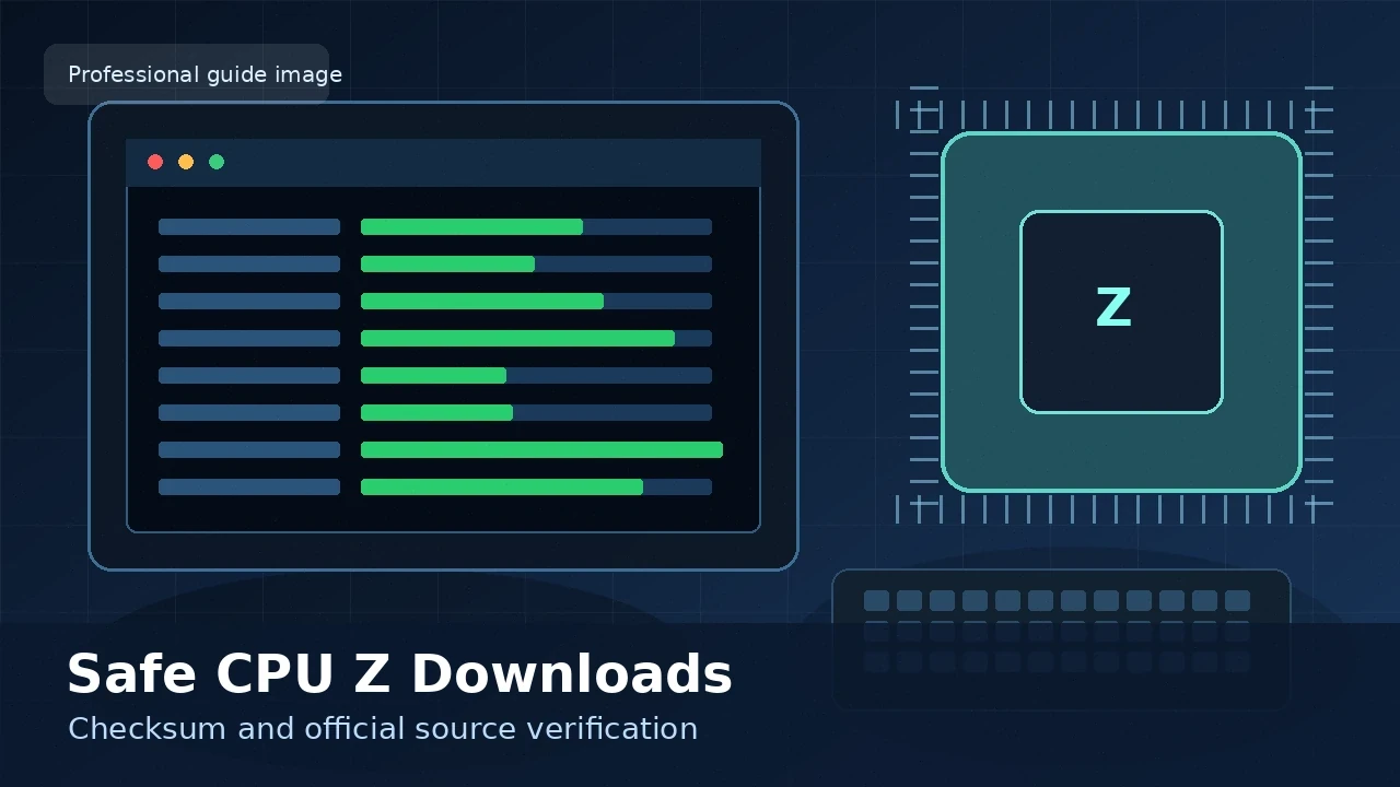 Verifying a CPUZ download using a SHA-256 checksum in Windows