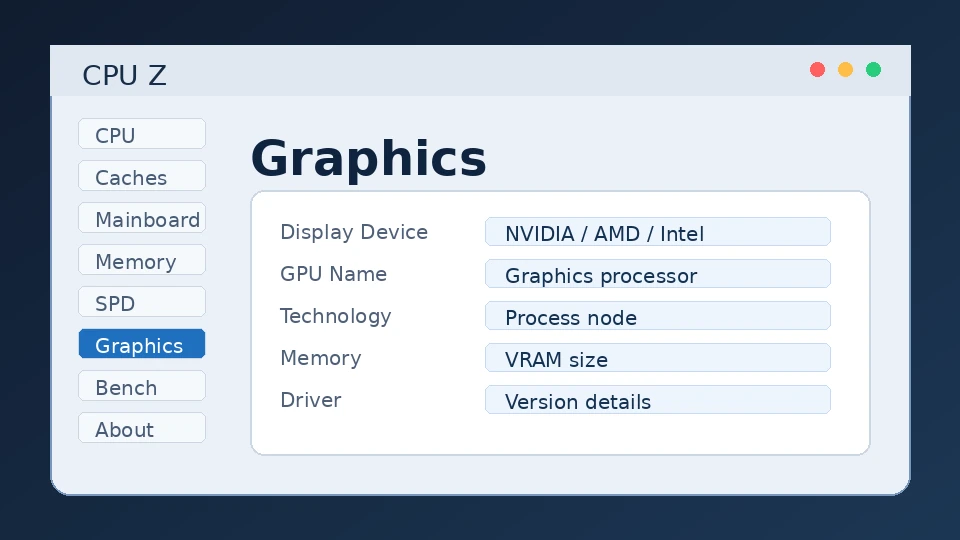 CPUZ graphics tab showing GPU information