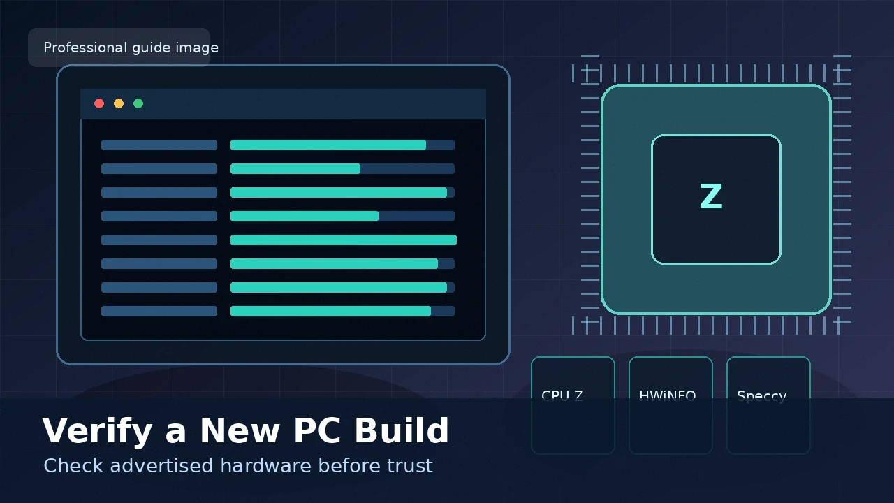 CPUZ memory and SPD tabs used to verify a new PC's RAM